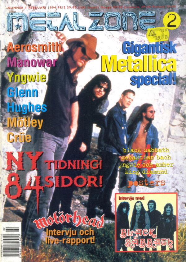 Omslaget till Metal Zone #2 (1994)