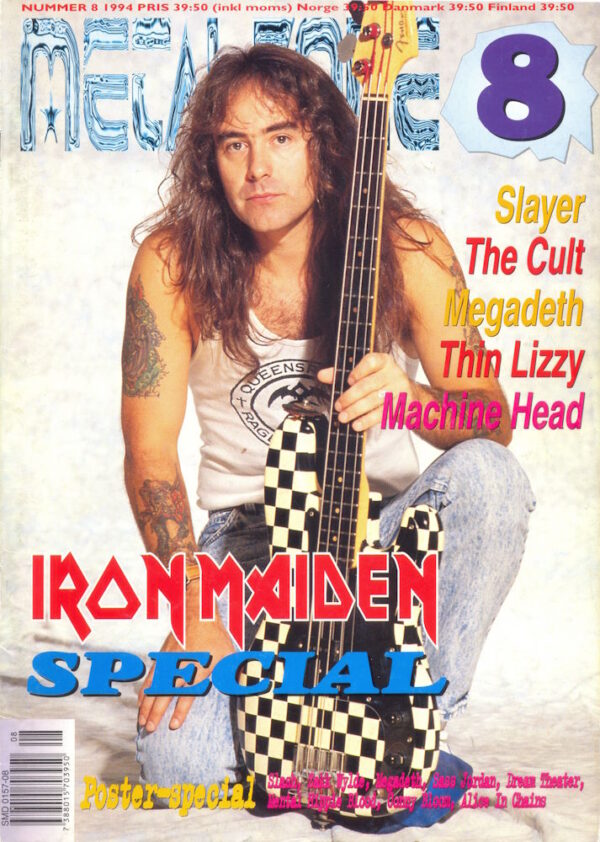 Omslaget till Metal Zone #8 (1994)