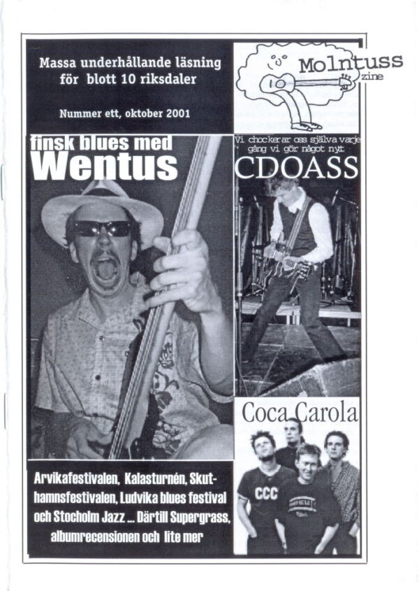 Omslaget till Molntuss #1 (2001)