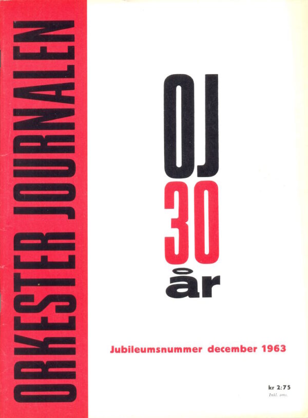Omslaget till Orkester Journalen #1963-12