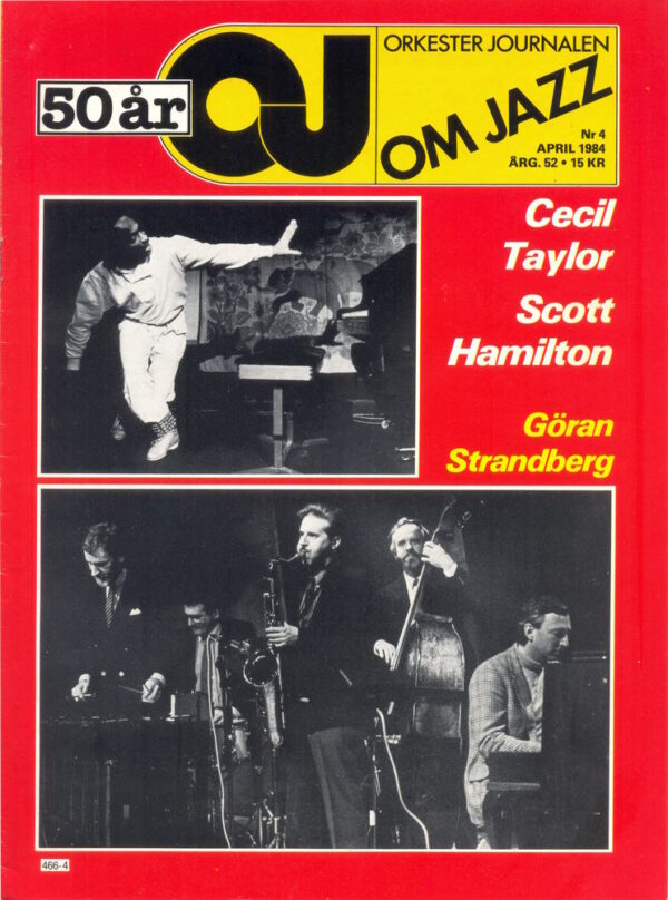 Omslaget till Orkester Journalen #1984-04