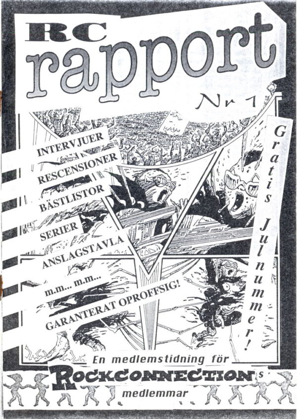 Omslaget till RC Rapport #1 (1993)