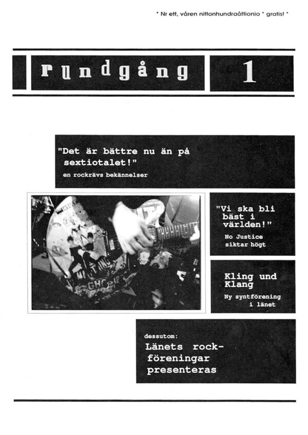 Omslaget till Rundgång #01 (1989)