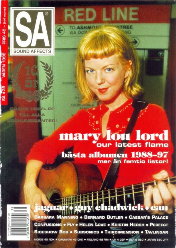 Omslaget till Sound Affects #38 (1998)