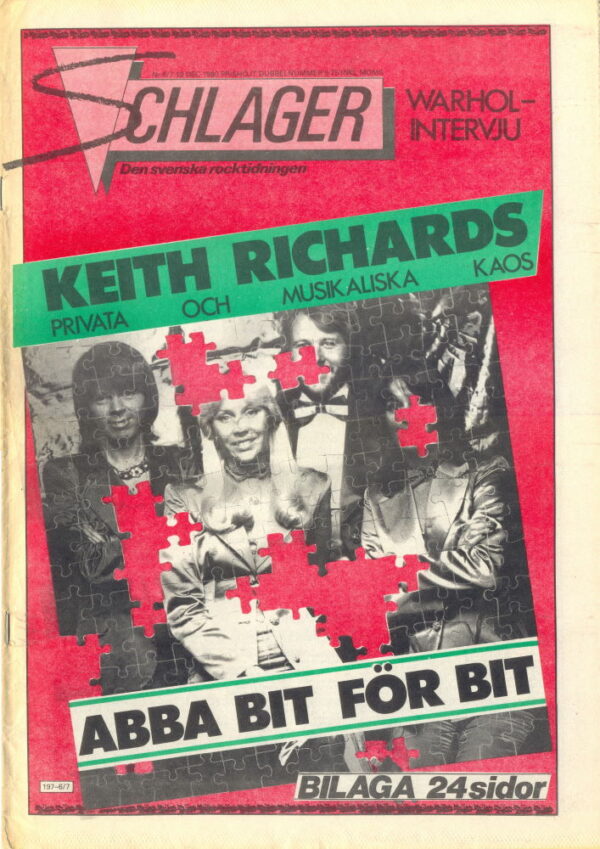 Omslaget till Schlager #006/007 (1980)