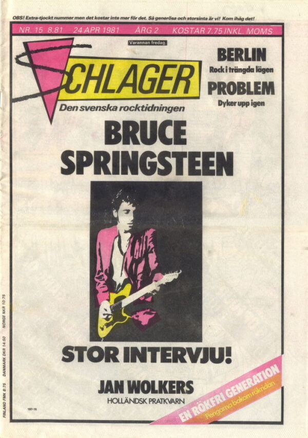 Omslaget till Schlager #015 (1981)