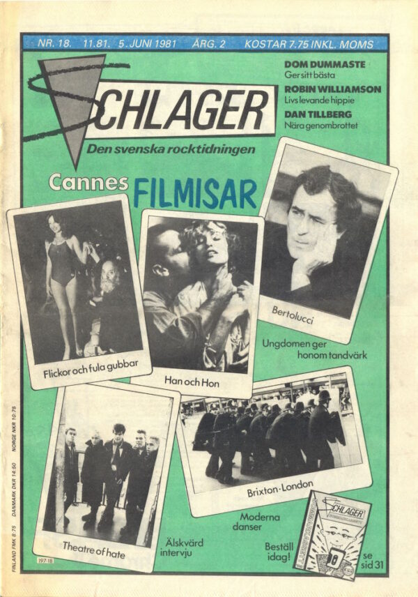 Omslaget till Schlager #018 (1981)