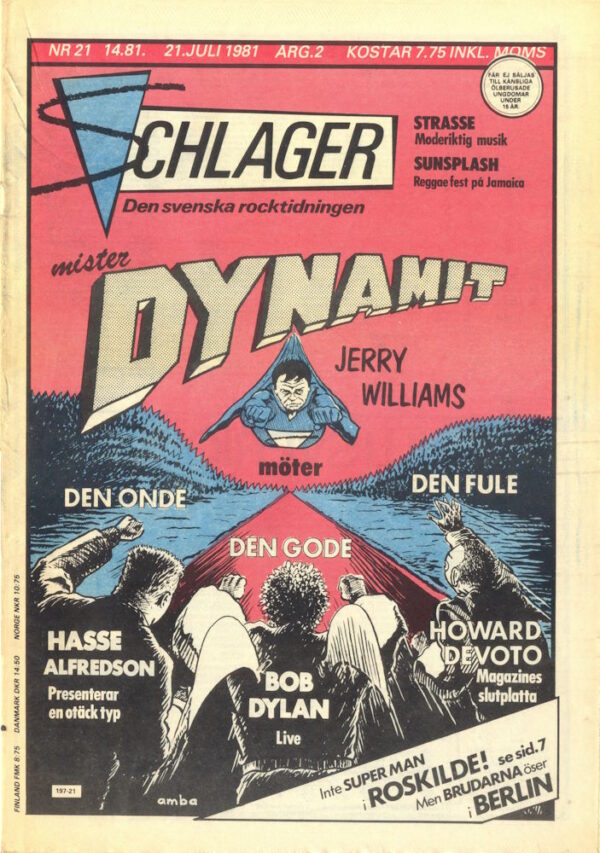 Omslaget till Schlager #021 (1981)