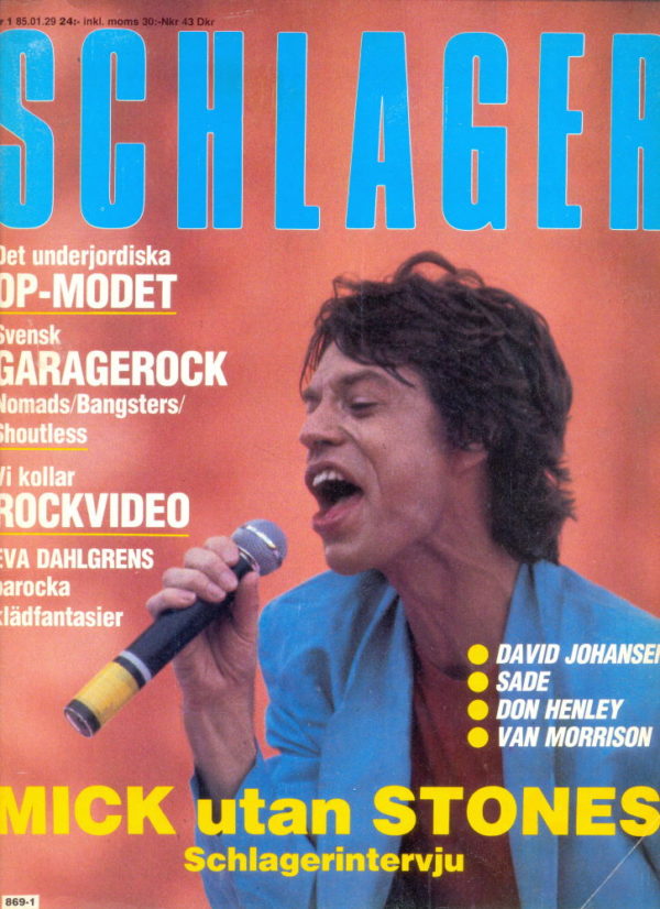 Omslaget till Schlager #1985-01