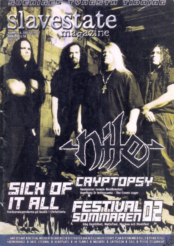 Omslaget till Slavestate #04 (2002)