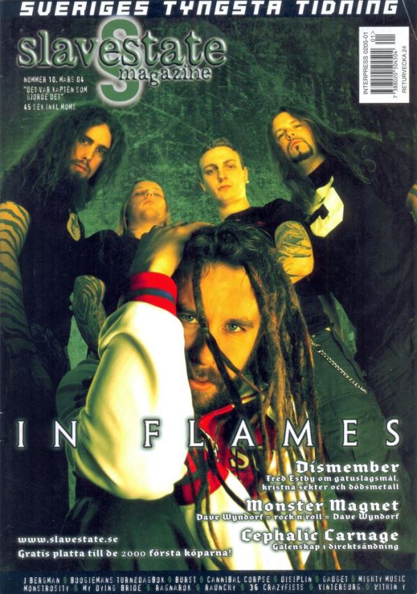 Omslaget till Slavestate #10 (2004)