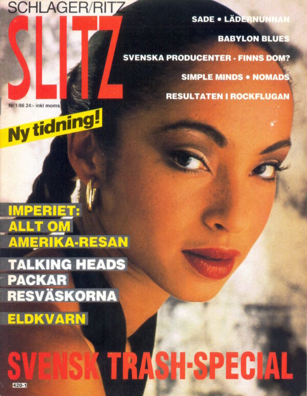 Omslaget till Slitz #1986-01