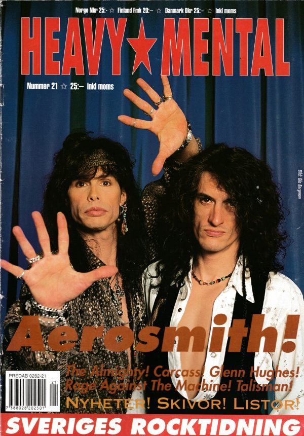 Omslaget till Heavy Mental #21 (1993)