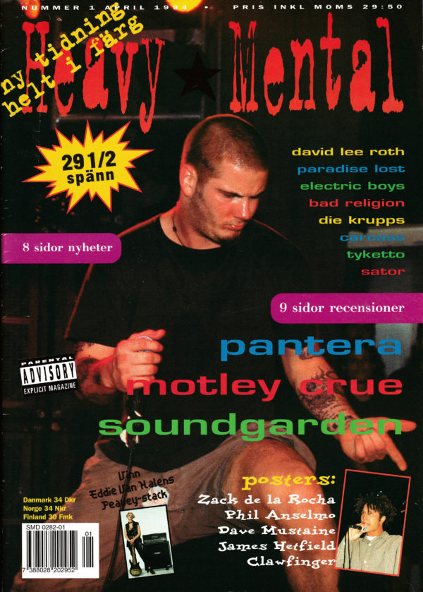 Omslaget till Heavy Mental #94-1