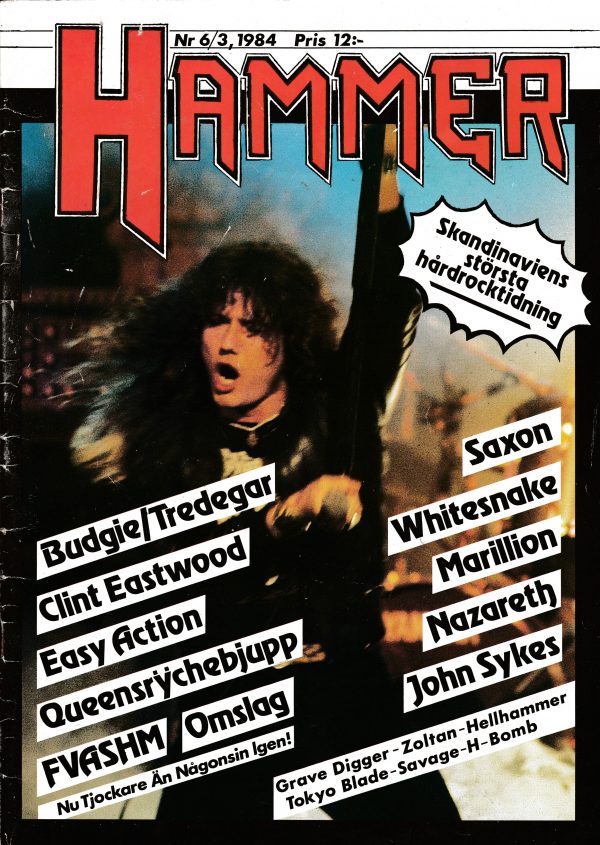 Omslaget till The Hammer #6 (1984)