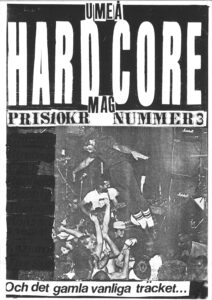 Omslaget till Umeå Hardcore Mag #3 (1991)